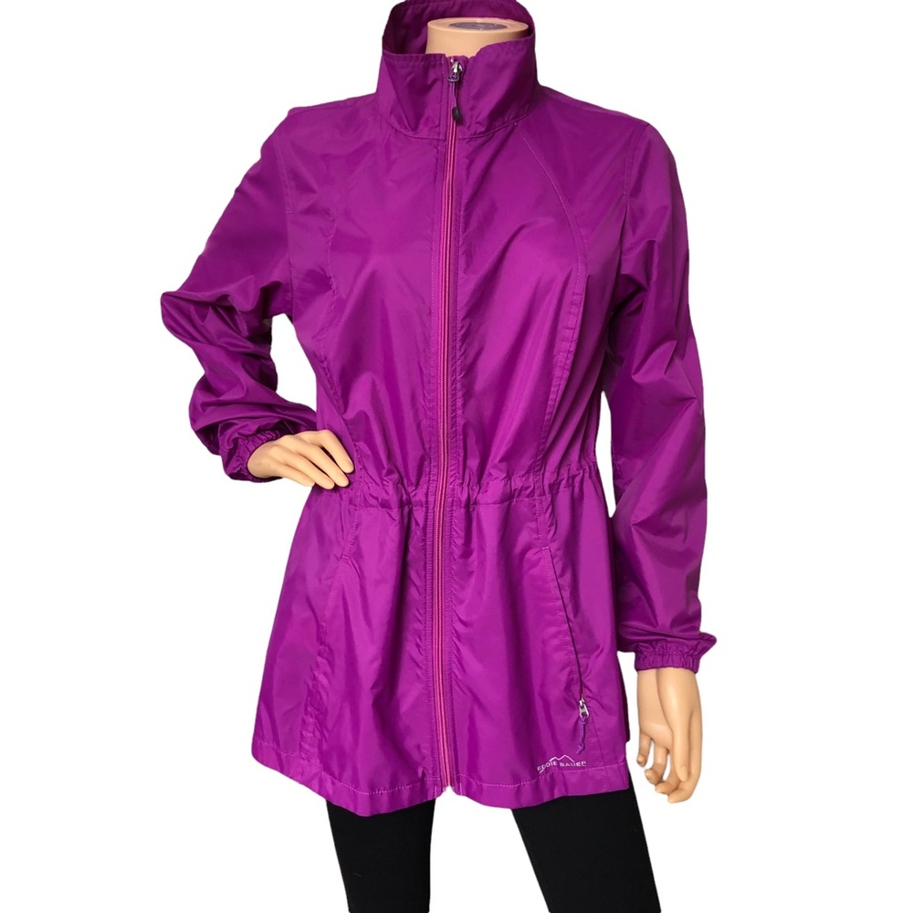 Eddie Bauer Purple Windbreaker Medium